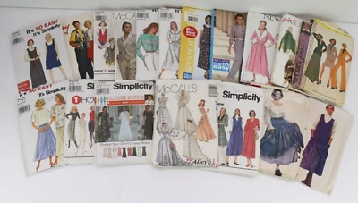 Lote de 18 Patrones de Costura Formales Elegante Informal Boda Jumpers Chaleco Envolturas Poncho Foto 1 de 4