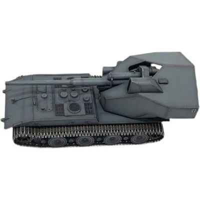 ARTISAN 1/72 German E-100WT Heavy Anti-Tank Destroyer Grey Finished Model - Image 1 of 2