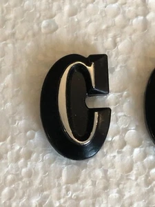 1982-1987 Ford Lincoln Continental Letter C Trunk Diecast Script E25B NOS - Picture 1 of 5