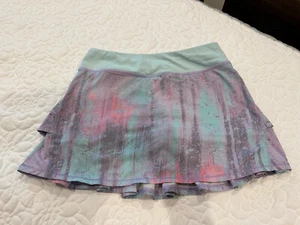 Ivivva Set The Pace Skort Girls 14 Unicorn Pastel - Picture 1 of 2