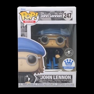 Funko Pop + Protector! Rocks #247 John Lennon in Peacoat (Funko Shop) *Neuwertig* - Bild 1 von 11