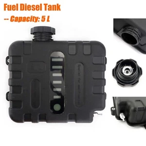 5L Air Diesel Heater Fuel Tank Oil With Cap Black Strong Hard For Car Truck VAN - Picture 1 of 7