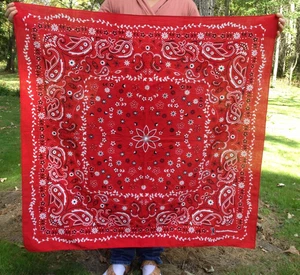 SUMMER SALE: 20% OFF BIG ASS BANDANA Extra Large Bandana / Wild Rag 42x42 in