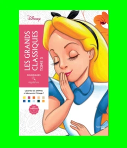 Disney Classics Coloring by Number Meditation Anti-Stress Creative Gift (French) - Imagen 1 de 12