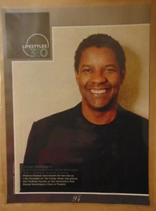 DENZEL WASHINGTON Fordham University Theater Endowment Print Clipping  - Picture 1 of 1