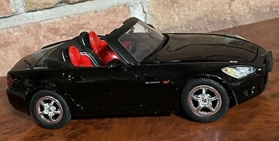 Coche Honda S2000 Convertible Negro ESCALA 1:24 NUEVO  Foto 1 de 4