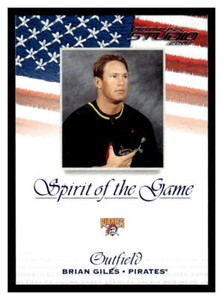 2002 Donruss Studio Spirit of the Game #SG-30 Brian Giles - Pittsburgh Pirates