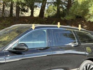 Polished Window Trim Package for 2024-2025 Lincoln Nautilus [6pc] - Bild 1 von 2