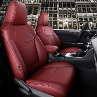 PARA TOYOTA PRIUS MOTOPTES 2004-2024 FUNDAS DE ASIENTO DE CUERO PERSONALIZADAS IMPERMEABLES Foto 1 de 4