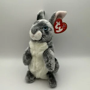 Tagged TY Beanie Baby Hopper der Hase Kaninchen 7 Zoll Original nicht mehr produziert Plüsch 2000 - Bild 1 von 14