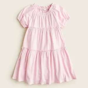 NWT CREWCUTS J CREW  Short Sleeve Tiered Jersey Knit Dress girls 10 $49.50 - Picture 1 of 2