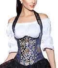 Under Chest Corsage + Great Blouse Very Good Quality NEW Carnival Costume Pirate