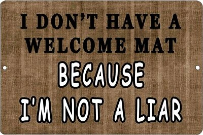I'M NOT A LIAR Retro/ Vintage Tin Metal Sign Man Cave, Wall Home Decor, Shed-Gar - image 1 of 4