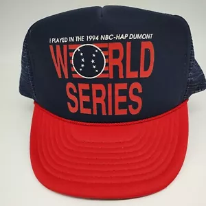 I played in the 1994 NBC-HAP Dumont World Series little league mesh trucker - Picture 1 of 4
