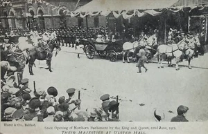 Belfast King and Queen visit to Northern Ireland Parliament Ulster Hall 1921 - Picture 1 of 2