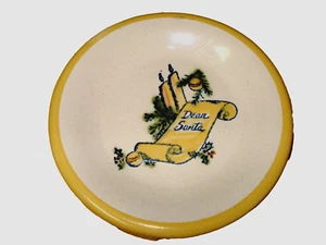 Louisville Stoneware Coaster Small Plate Christmas Dear Santa - Bild 1 von 2