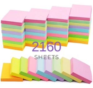 36 Pack Sticky Notes, 1.5x2 in Post, Light Colors Self-Stick - Picture 1 of 8