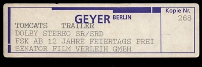 Kino # 35mm # Trailer # Tomcats # Flat # Trailer # 2001 - Bild 1 von 4