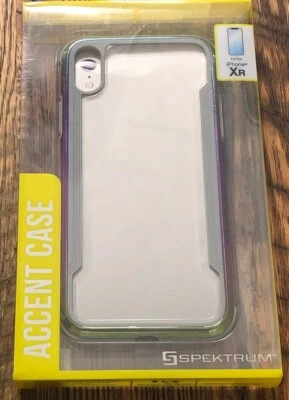 Spektrum iPhone Xr Case Multi Colored Metal Frame With Gray Accents - Image 1 of 2