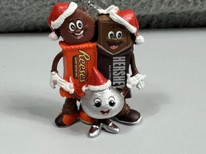 Raro HERSHEY’S Hershey Park Solo Coleccionable Kurt S Águila Navidad Tri ORNAMENTO - Imagen 1 de 6