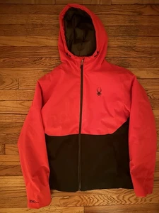 Spyder Insulated Red Black 3-in-1  Parka Jacket Men’s Medium - Picture 1 of 6
