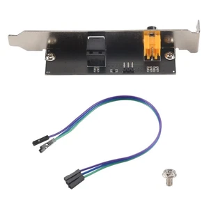 2X(24Bit 192Khz Tochterkarte SPDIF Optisch und Cinch-Ausgangsplatte Kabelha5422 - Bild 1 von 7