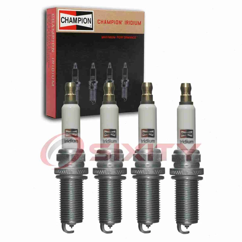 4 件 Champion 铱火花塞适用于 2004 - 2006 年 Subaru Baja 2.5L H4 Ignition tz — 第 1/4 张图片