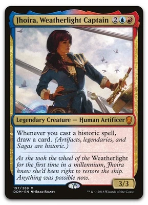 Jhoira, Weatherlight Captain #197 (NM) Dominaria DOM Magic MTG - Image 1 of 2