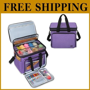 Bolsa de punto grande para entusiastas, púrpura - Imagen 1 de 10