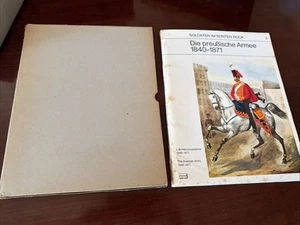 1970 Rare 15 Colorful Plates Of The Prussian Army In German/French/English - Picture 1 of 24