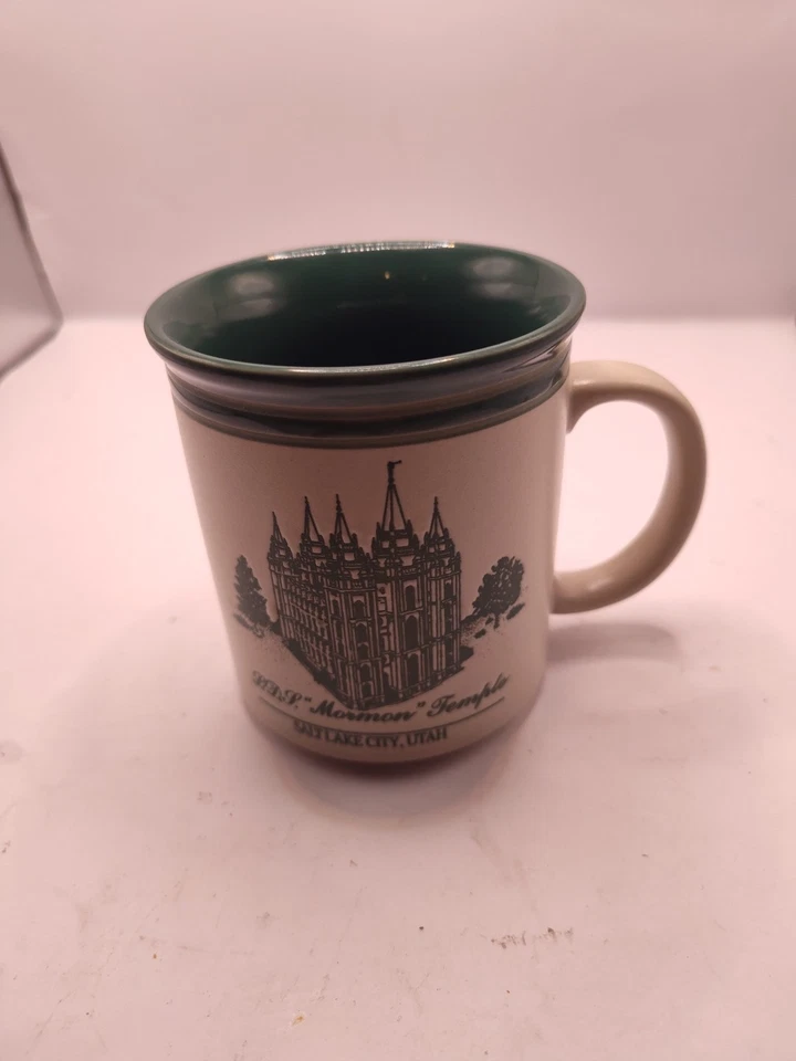 LDS Mormon Temple Солт-Лейк-Сити Юта США Чайная Кофейная Кружка Как новое состояние товара  - Изображение 1 из 3