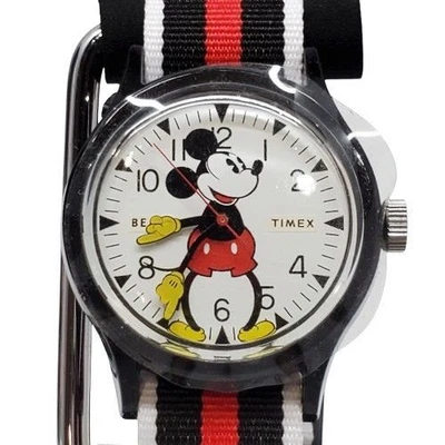 Reloj Timex Disney Mickey Mouse 90 Aniversario Cuartos de galón Analógico Raro Coleccionista - Imagen 1 de 4