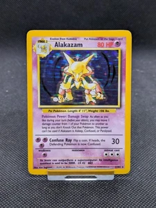 Pokémon Alakazam Base Set 1/102 Holo Rare WOTC LP EXCELLENT  - Bild 1 von 5