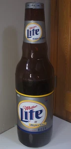 Botella de cerveza inflable Miller Lite vintage de aproximadamente 37" de alto - estado usado - Imagen 1 de 24