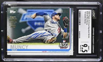 2022 Topps Archives Signature US194 Max Muncy Auto #48/86!! CGC 9.5 MINT+!!! - Image 1 of 2