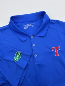 Nike Tour Performance Polo Shirt Mens 2XL Dri Fit Scotts Texas Rangers 509167 - Picture 1 of 11