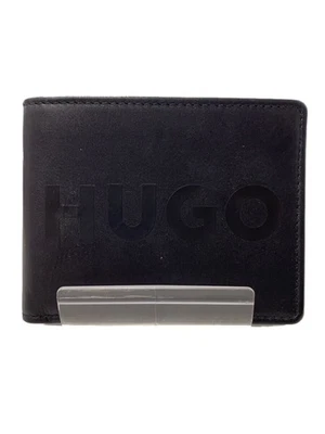 Cartera plegable para hombre Hugo Boss en piel de oveja negra (50503521) Foto 1 de 4