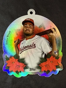2025 Topps Holiday MLB Ornament JAMES WOOD RC OO-5 WASH NATIONAL KOSTENLOSER VERSAND - Bild 1 von 2