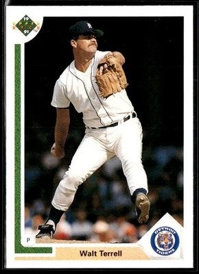 1991 Upper Deck Walt Terrell Detroit Tigers #320 - Image 1 of 2