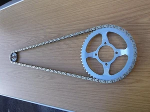 Lexmoto Aspire 50 E4 (TD50Q-2) Chain Set Dished Rear Sprocket 428-51T 14T Front - Picture 1 of 15