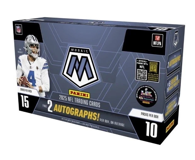 2025 Panini Mosaic NFL Football Hobby Box - Rip + Ship