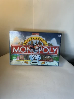 Monopoly Deluxe Edition Family Fun Board Game Complete - Image 1 of 4