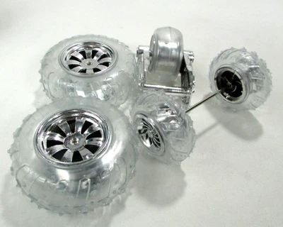 Thunder Tumbler RC Car Replacement Wheels Set of 4 *READ* - Image 1 of 3