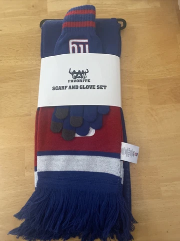 New NFL New York Giants Glove/Scarf Set Cover
