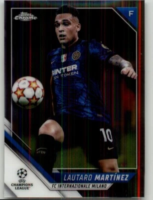 2021-22 Topps Chrome UEFA Champions League Lautaro Martínez #30 Inter Milan - Image 1 of 2