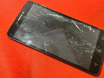 Alcatel One Touch Pixi 4 9001X  Black Mobile Phone Faulty - Image 1 of 4