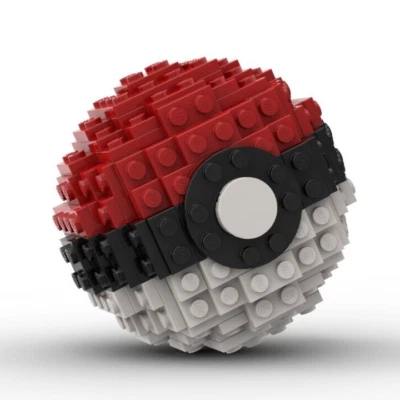 Pokeball Pokémon MOC Kit  (LEGO® Bricks and Instructions Included) - Photo 1/4