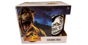 Taza de té de café de cerámica con estampado gráfico Jurassic World Dominion en caja - Imagen 1 de 6