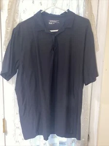 Nike Golf Tour Performance Polo Men's Large Black Dri-Fit Short Sleeve Shirt - Picture 1 of 4