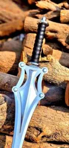 Handmade Stainless Steel Blade Collectible Viking Sword Battle Ready With Sheath - Picture 1 of 3